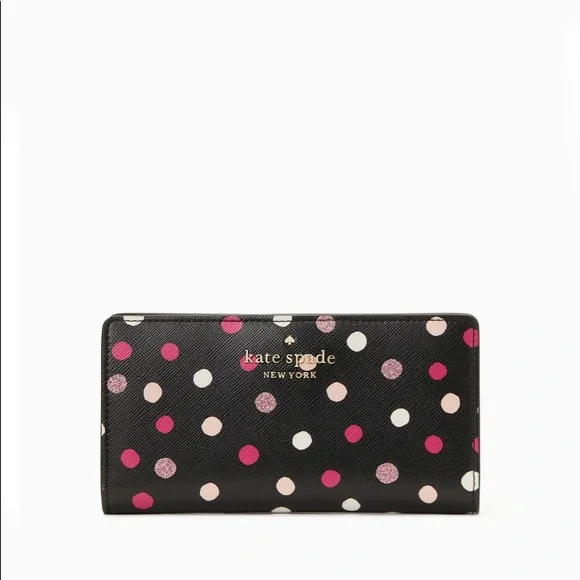 kate spade Bags Kate Spade Staci Glimmer Dot Printed Large